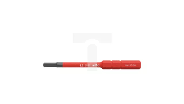 Wiha Screwdriver slimBit electric bit, hexagonal, 1.5 x 75 mm 283118015 3 /T2UK