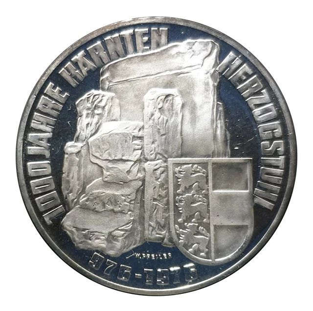 1976 Austria Osterreich Carinthia 100 Schilling Proof Silver MF100599