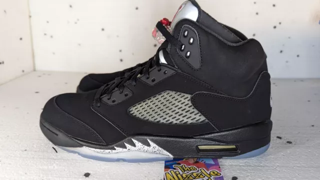 NIKE AIR JORDAN 5 V retro 2016 black metallic silver US 11.5 EUR 45 5 new in box EUR 350 00 PicClick FR