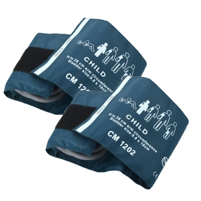 2pcs Child Single-tube cuff blood pressure for patient Monitor Size: 9.8 x 18cm