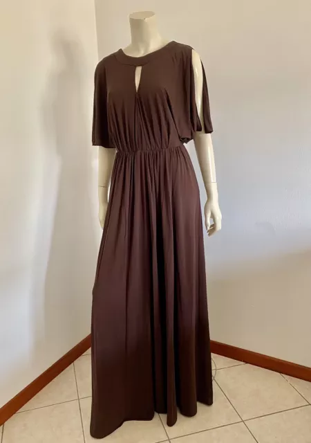 Max Mara NEW Viscose Jersey Summer Maxi Dress S - Abito lungo 42 IT, 8 US, 38 DE