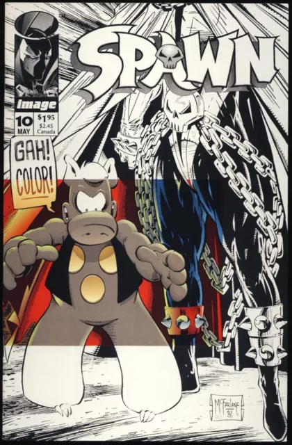 SPAWN #10 1993 CEREBUS Dave Sim TODD MCFARLANE Image Comics 1ST PRINTING