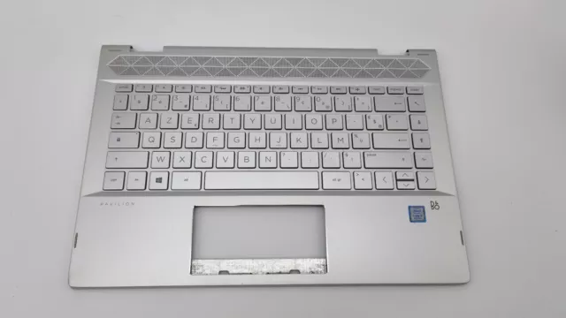 HP Pavilion X360 14-CD Cover Palmrest AZERTY FR Keyboard GB1890 TPN-W131