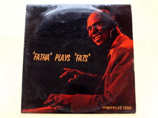 EX-/EX-!! Earl Hines/Fatha Plays Fats Waller/1963 Vogue Mono LP