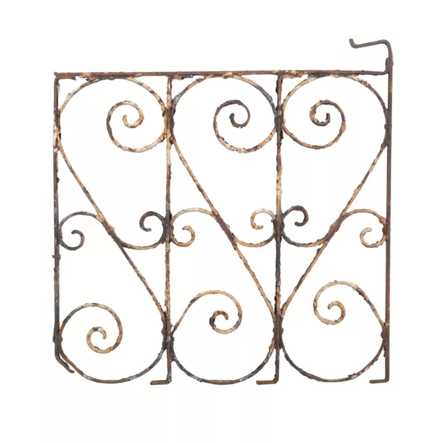 Turn of the Century 30 in. Wrought Iron Gate Panel