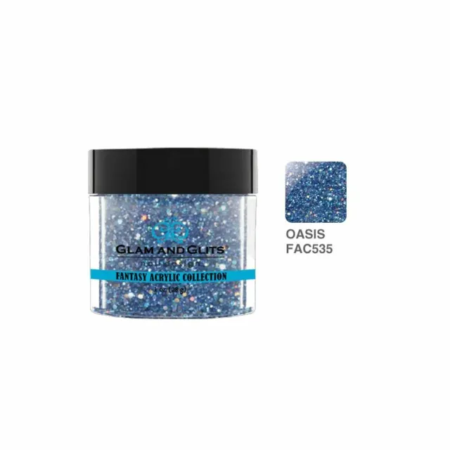 Glam And Glits Color Acrylic Powder FAC535 - OASIS 1oz
