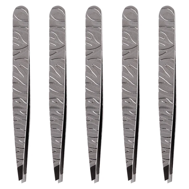 5 Pcs Augenbrauen Pinzette Augenbrauenclip Schminkkasten Präzision