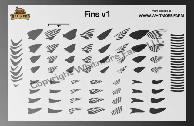 Fishing Lure Airbrush Stencils FOR SALE! - PicClick