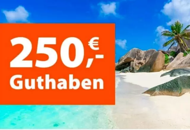 24/7 Sofortversand Check24 250€ Reiseguthaben Gutschein Pauschalreise