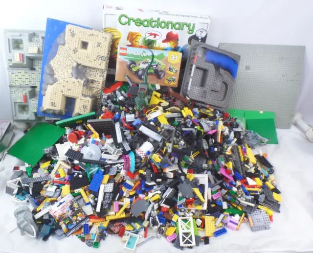 ENORME LOTTO DI Lavoro Oltre 16KG LEGO Mattoncini Misti Originali  Minifigure Piastre Base Scatole EUR 110,76 - PicClick IT