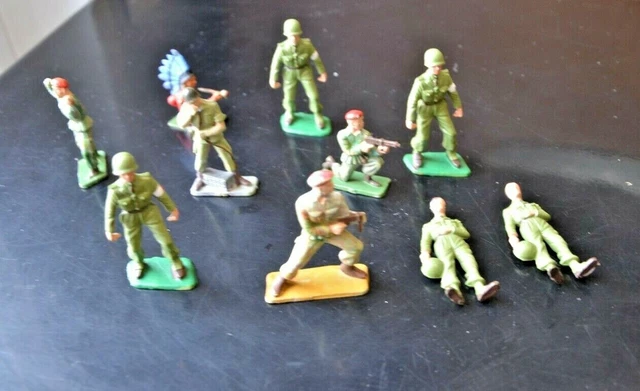 Starlux - lot de starlux ( ferme , indien , soldat
