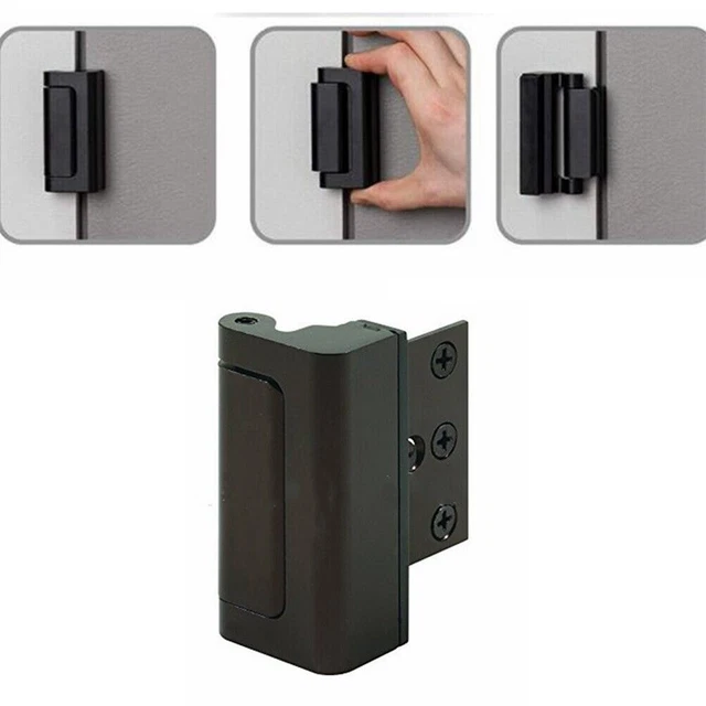 Lot De 10 Verrous De Sécurité Enfant Pour Tiroirs Et Portes - ABS, Double Bouton, Protection Maison - 4
