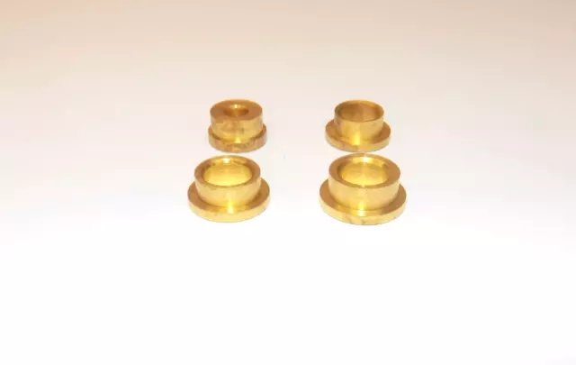 4 x Grandfather Clock Brass Bushes  / Pivot Bush 4 x Mixed Sizes Clockmakers