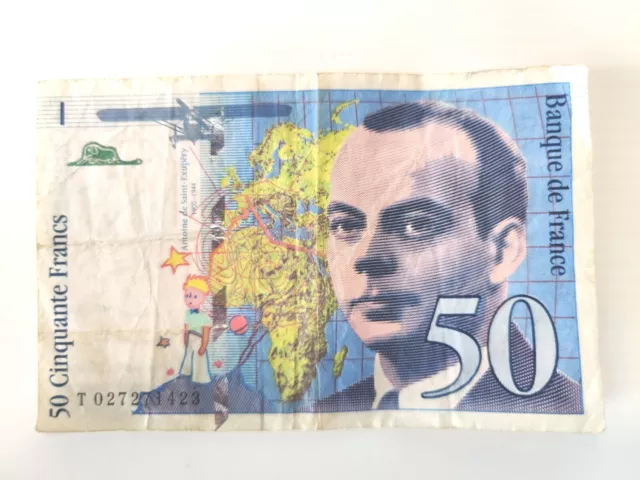 France 50 Francs St Exupéry BankNote