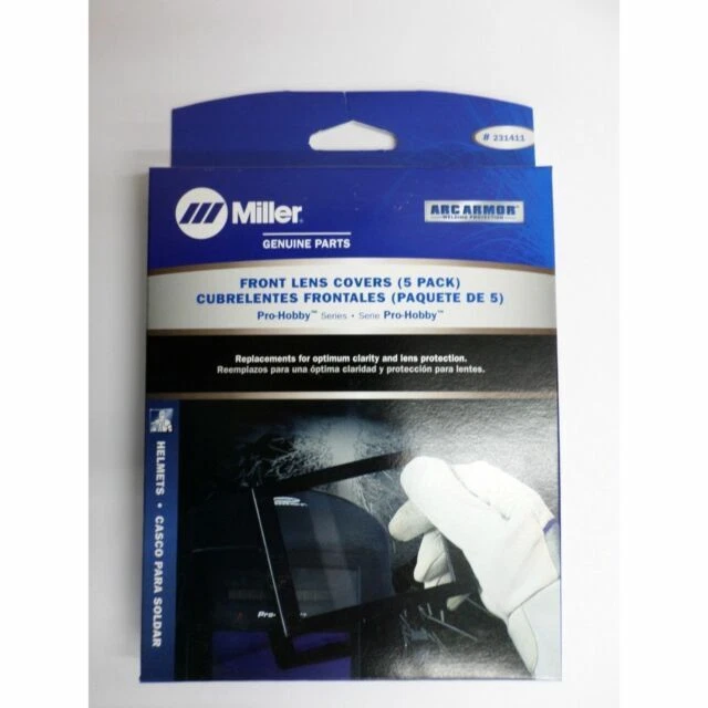 Genuine Miller 231411 Front Lens Cover (5 Pack)