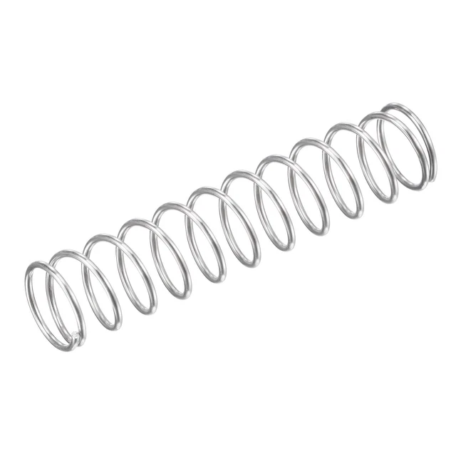 Molla Compressione,Acciaio Inox 304,OD 11mm,Dia Filo 0,9mm,50mm Lungo,11N,10pz