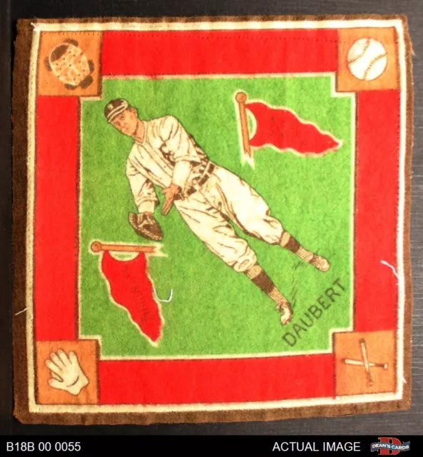 1914 B18 Blankets Jake Daubert  GI Dodgers VARIATION 3 - VG B18B 00 0055