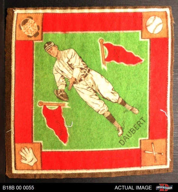 1914 B18 Blankets Jake Daubert GI Dodgers VARIATION 3 - VG B18B 00 0055 1914 B18 Blankets Jake Daubert GI Dodgers VARIATION 3 - VG B18B 00 0055