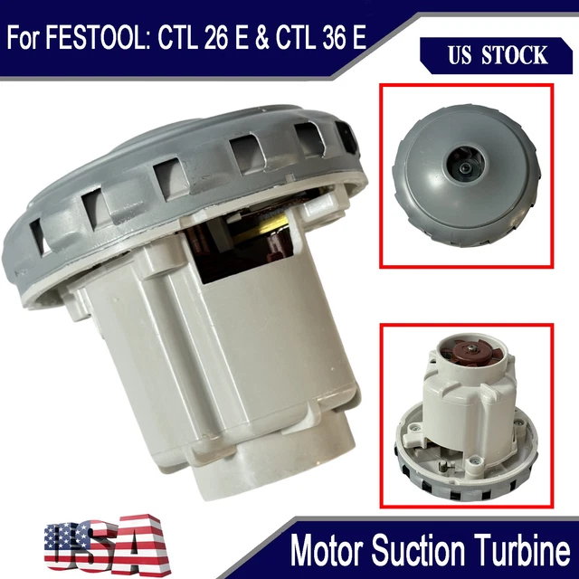 Ersatzmotor Für Sauger Domel Turbine ONE! Domel Saugturbine 1200W - Für Festool CTL 36 E AC Festool Staubsauger Zubehör Dolmar Motorsäge Gebraucht