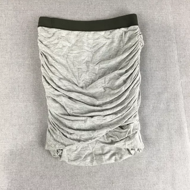 Witchery 8Fourteen Kids Girls Skirt Size 8 Grey Ruched