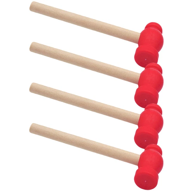 4 piezas Hammer Toys Niños Fingen Juguetes Martillos Juguetes Golpeadores Juguetes