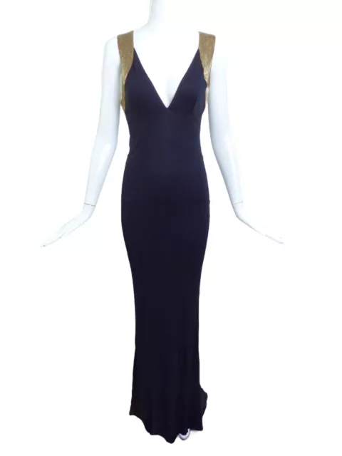 ROBERTO CAVALLI- BEADED Crepe Evening Gown, Size 6 $898.00 - PicClick