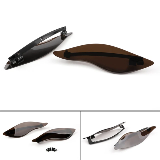 ABS 7" Windshield Windscreen For Electra Street Glide Touring 201416 Smoke Y3