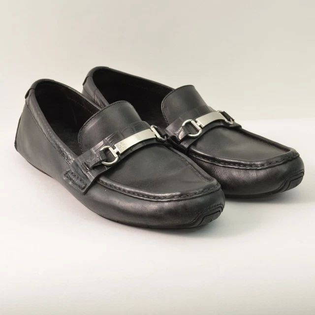 COLE HAAN HORSE Bit Driving Loafers Mens 10.5 M Black  display picture 1