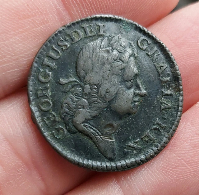 RARE 1723 IRELAND Half Penny I