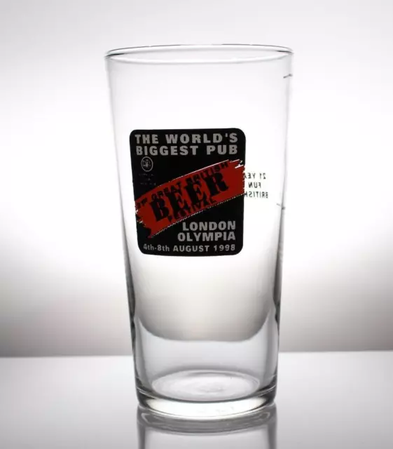 21. Great British Beer Festival Pint Glas London Olympia 1998 CAMRA