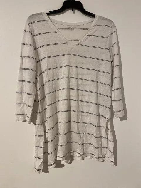 Eileen Fisher 100% organic linen shirt Size xs