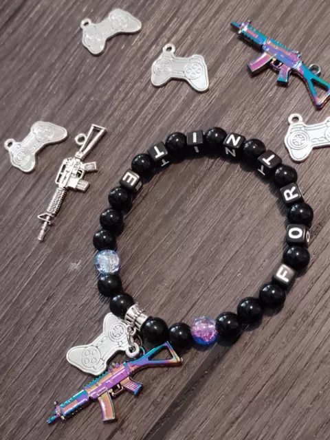 Fortnite Armband mit Anhänger Gamer Geschenk Jungen Geburtstag