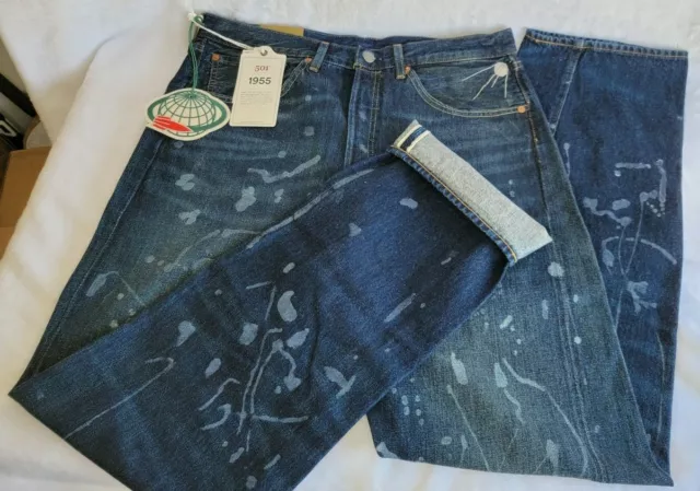 NEW (sz 32/34) Levi's Vintage Clothing LVC Rocket City 1955 501XX Selvedge Denim