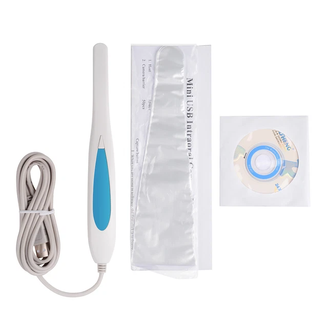 Dental Mini Intraoral Camera Home Use USB Oral Imaging System MD770 Blue & White