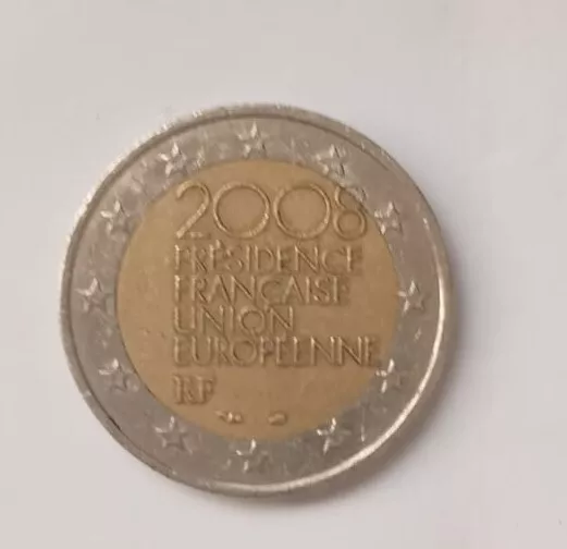 Moneta Euro  Francia 2 Euro 2008  Commemorativo Presidenza Europea