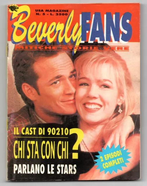 BEVERLY FANS N.5 beverly hills 90210 italian comics fanzine from