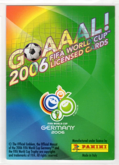 2 CARDS CARTES CHECKLIST PANINI GOAAAL WC GERMANY 2006 # 149