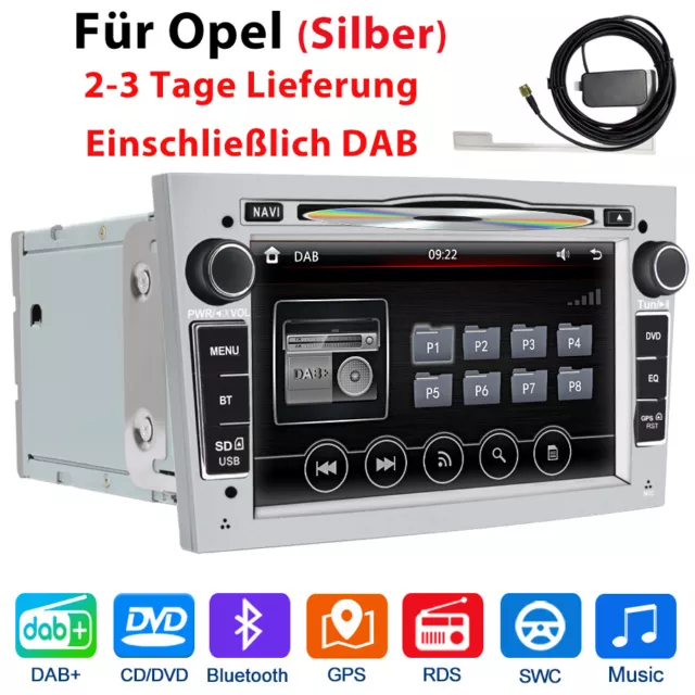 Autoradio GPS DVD DAB + per Opel Astra Vectra Zafira Corsa Tigra Twintop Signum