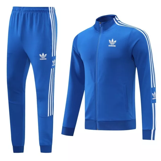 Adidas tuta da uomo giacca da allenamento calcio set top Regno Unito grande
