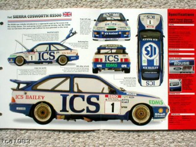 Ford Sierra Cosworth Fiche Technique