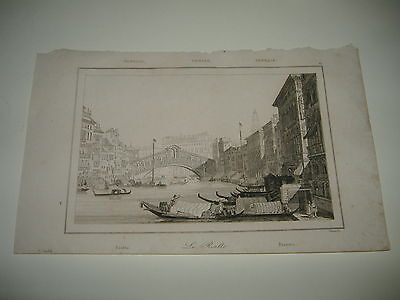 1835 INCISIONE VISTA DI TRENTO TRENTINO ALTO ADIGE ARTAUD 