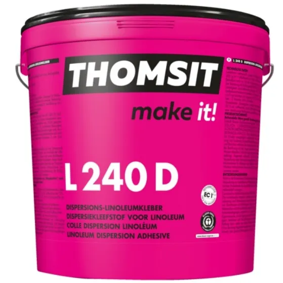 Thomsit L 240 D Dispersions-Linoleumkleber 15 KG Fu ̈ R Tutti Linoleumbeläge