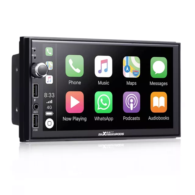 Car DVD Player 7'' Android 12.0 Stereo Radio GPS Head Unit 2GB+32GB HD GPS 2DIN
