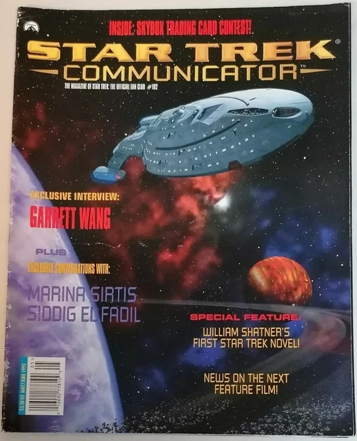 MAGAZINE - STAR Trek Communicator Official Fan Club Magazine #102 May ...