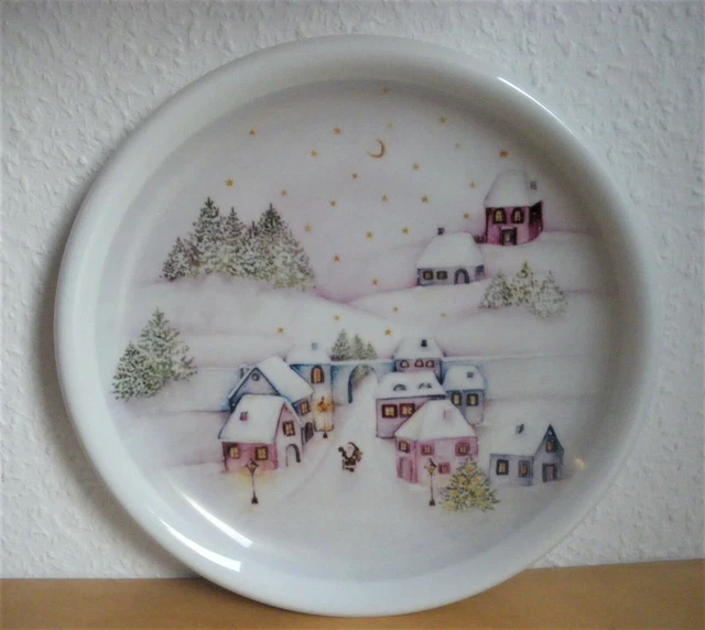 Arzberg Daily Weihnachten Teller Weihnachtsteller 26,5 cm Dorf im Schnee NEU