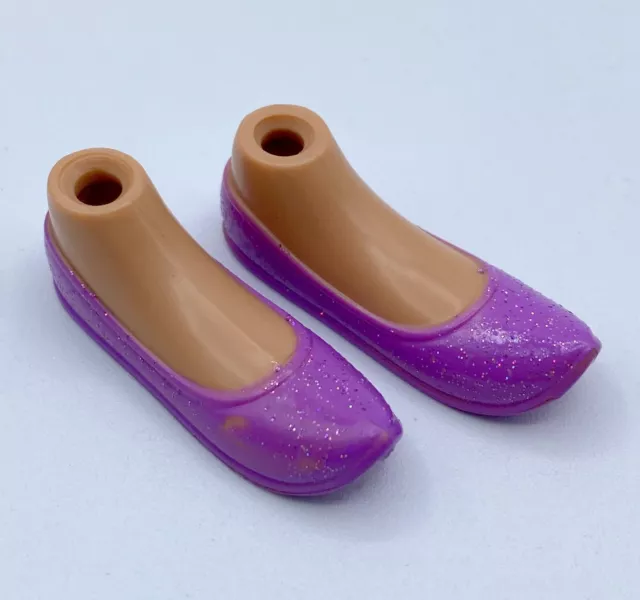 Bratz Doll Lot Mga Shoes Fashion Pixiez Yasmin Purple Shoes