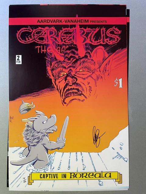 Cerebus #2 Signed & Numbered posters Dave Sim Kickstarter Spawn Cerespawn