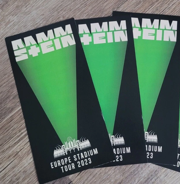 3 Tickets für Rammstein in Groningen am 7.7. 2023 Sitzplätze Tribüne