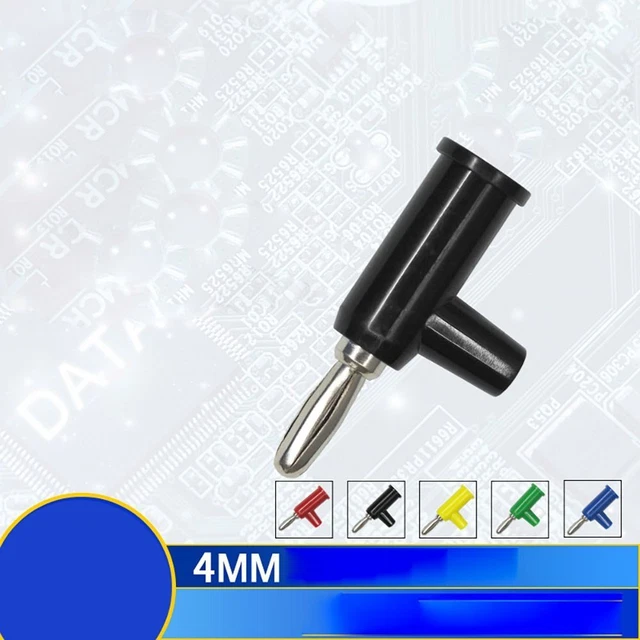 ELECTRICAL CONNECTOR STACKABLE Banana Plug Banana Head Terminal Banana ...