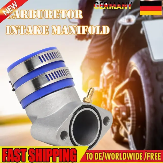 Carburetor Frosted Intake Pipe Adapter Manifold for GY6 150cc Engine Scooter